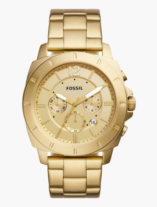 Fossil gold sales plated watches